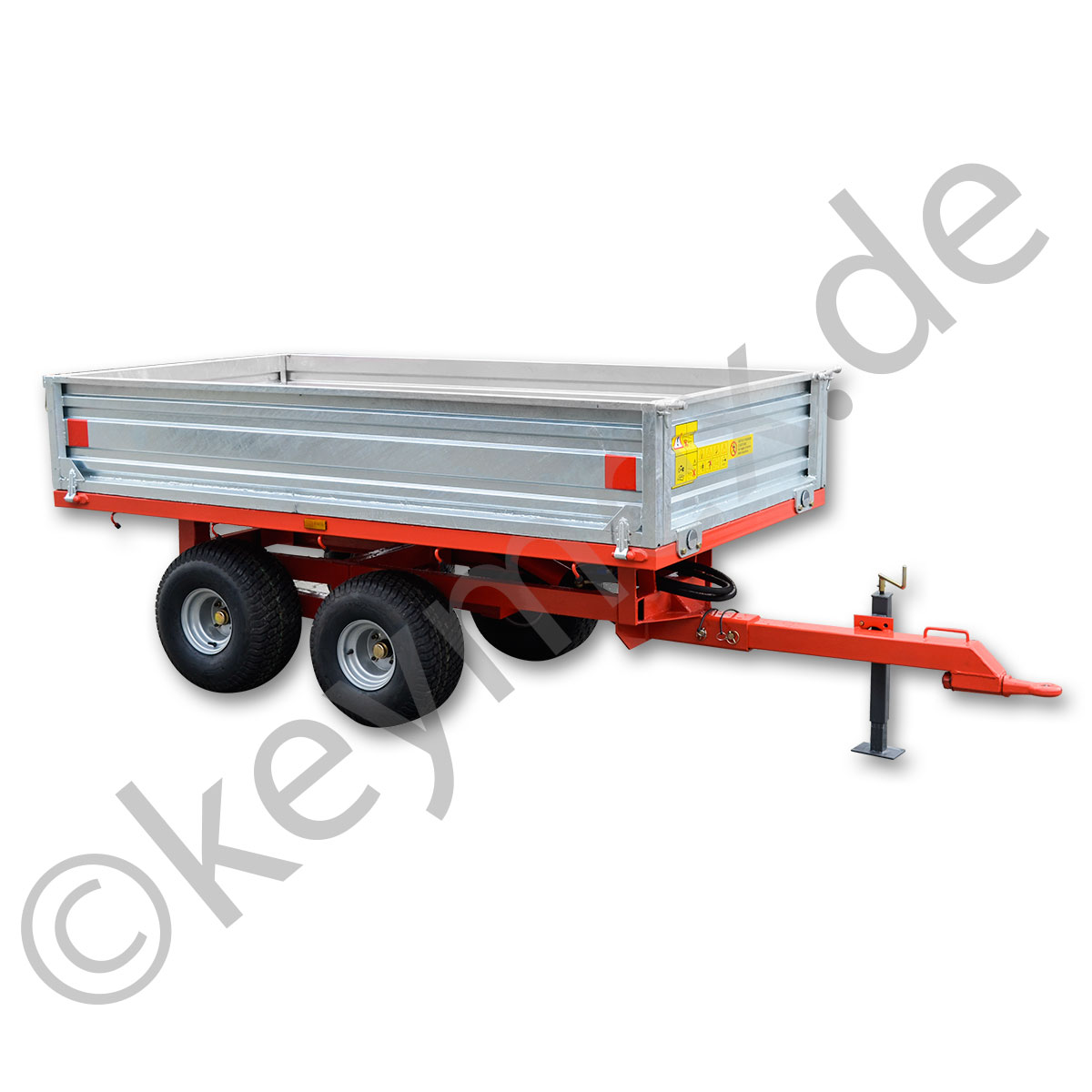 Heckhydraulik-Kippanhänger DKMAGRI RM 120 Tandem-image