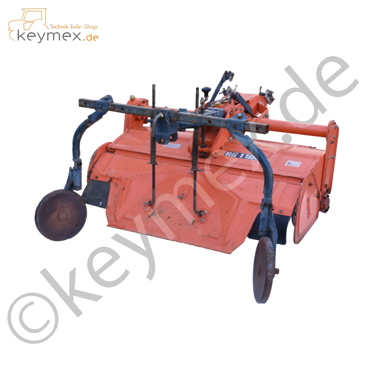 Bodenfräse Kubota RS 1100 gebraucht für Kubota Kleintraktoren mit Japan-2-Punkt-Anbau in 1,10 m Breite-image