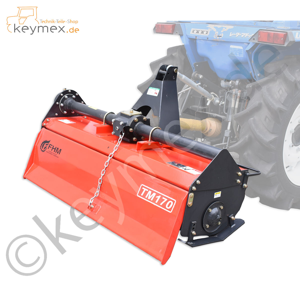 Bodenfräse TM 170 für Kleintraktoren Kat. 1 in 1,70 m Breite rechtsdrehend-image