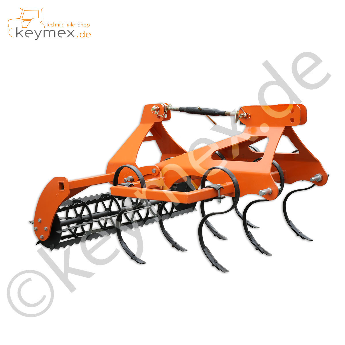 Grubber/Kultivator Keymex KU120W in 1,20 m inkl. Krümelwalze mit 7 Zinken-image