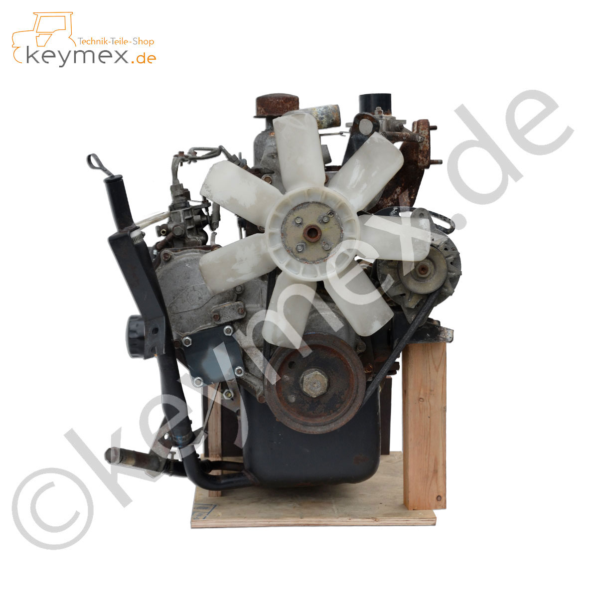 Dieselmotor Iseki Isuzu E3AE1 gebraucht, Stationärmotor-nicht für Iseki TU197, TU220, TU240, TL2100, TL2300, TL2500-image