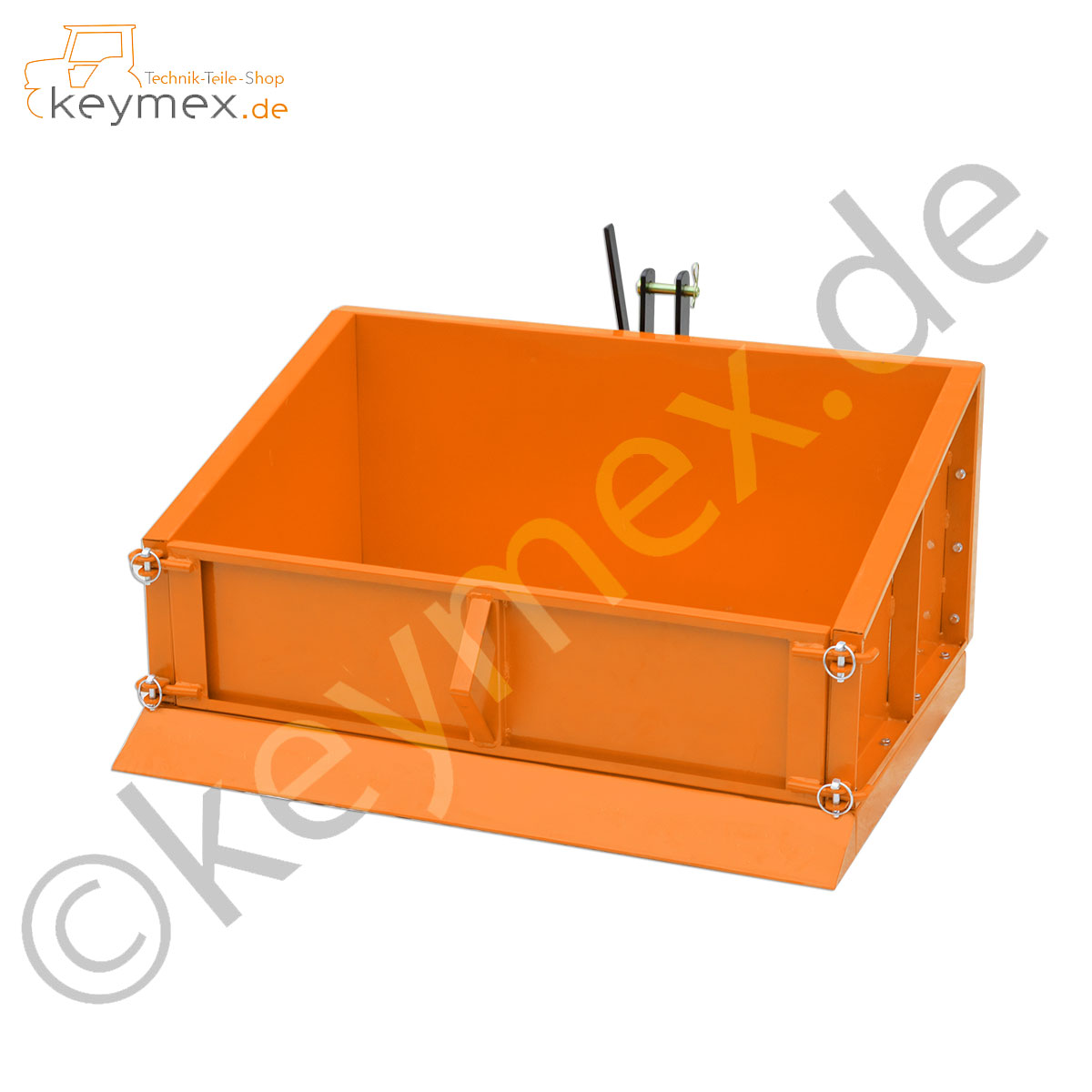 Hecktransportmulde FMH 1,00 m mechanisch kippbar bis 300 kg Nutzlast-image