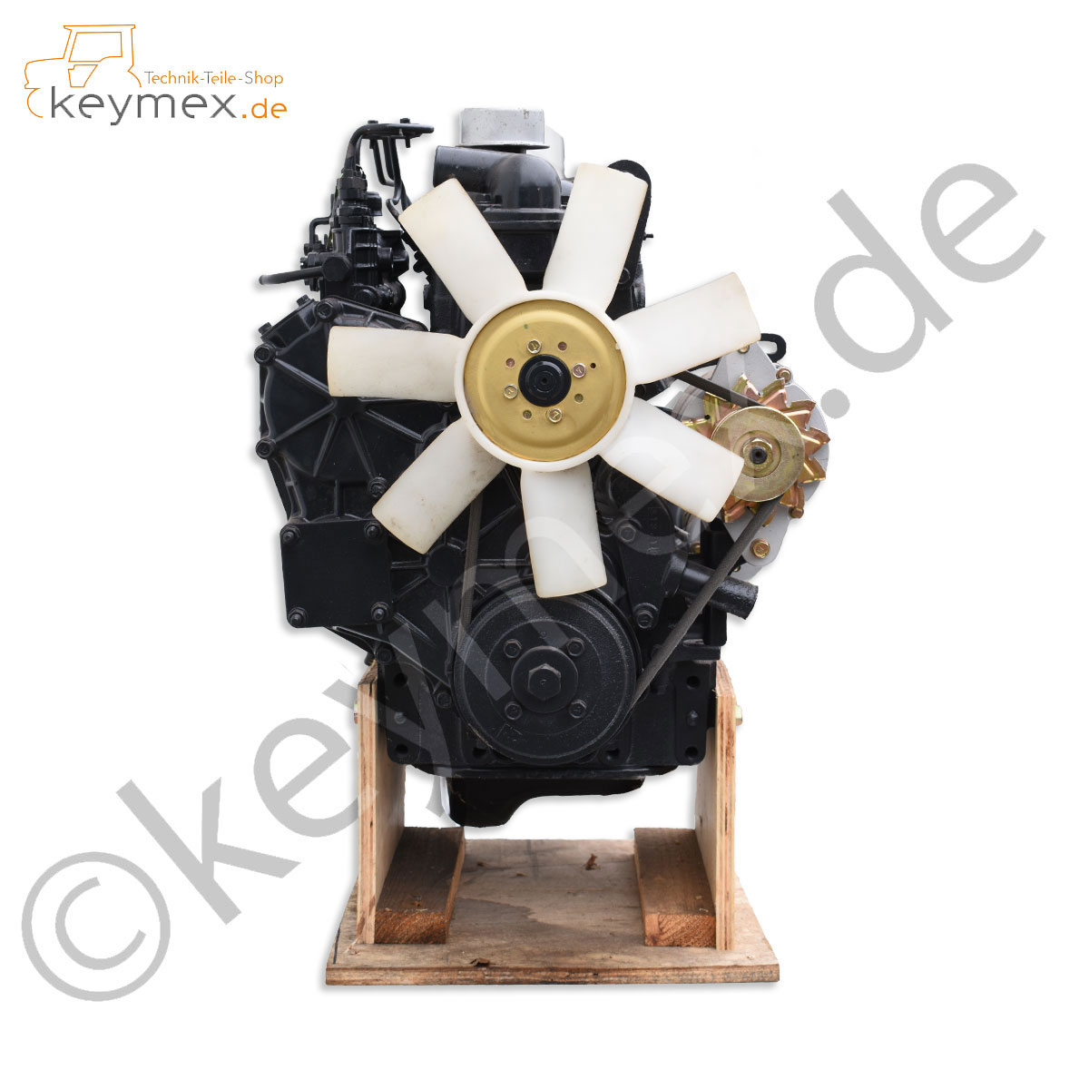 Dieselmotor Iseki Isuzu E3AF1 gebraucht, Version passend für TU1700, TU1900, TU2100, TU180, TU185, TU200, TU205, TL1900, TE3210 im Austausch-image