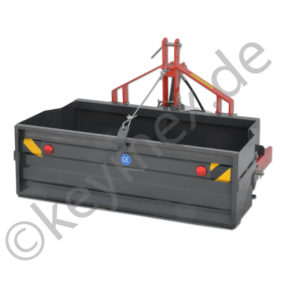 Hecktransportmulde Keymex 1,20 m hydraulisch kippbar bis 300 kg Nutzlast-image