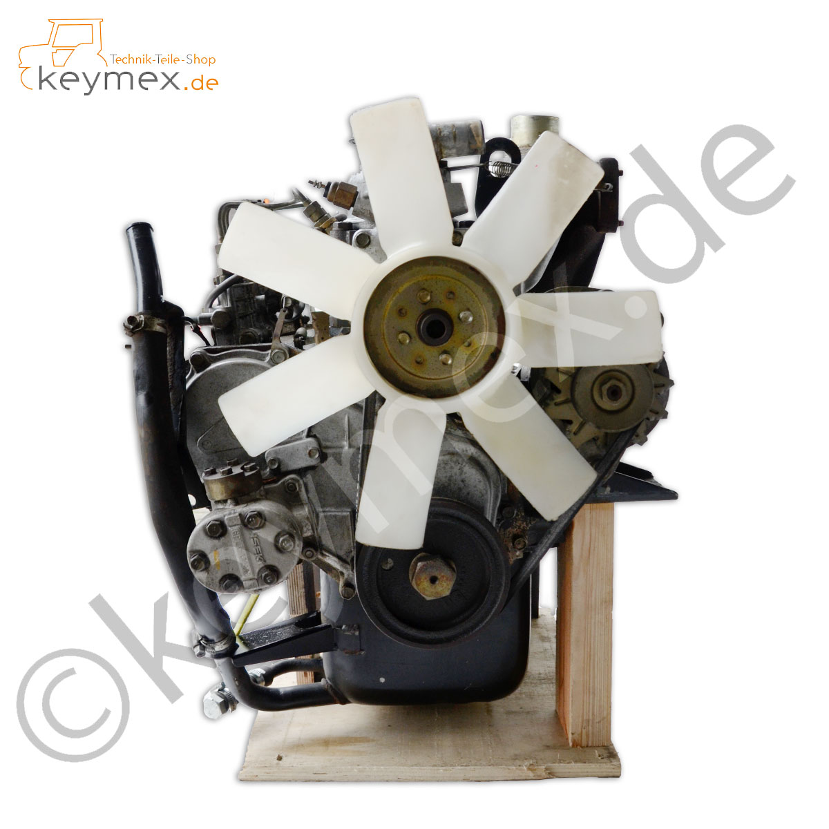 Dieselmotor Iseki Isuzu E3AG1 gebraucht, Stationärmotor-in der jetzigen Ausbaustufe nicht passend für Iseki TU237, TA207, TA210, TA215, TA227, TA230, TA235, TA247-image