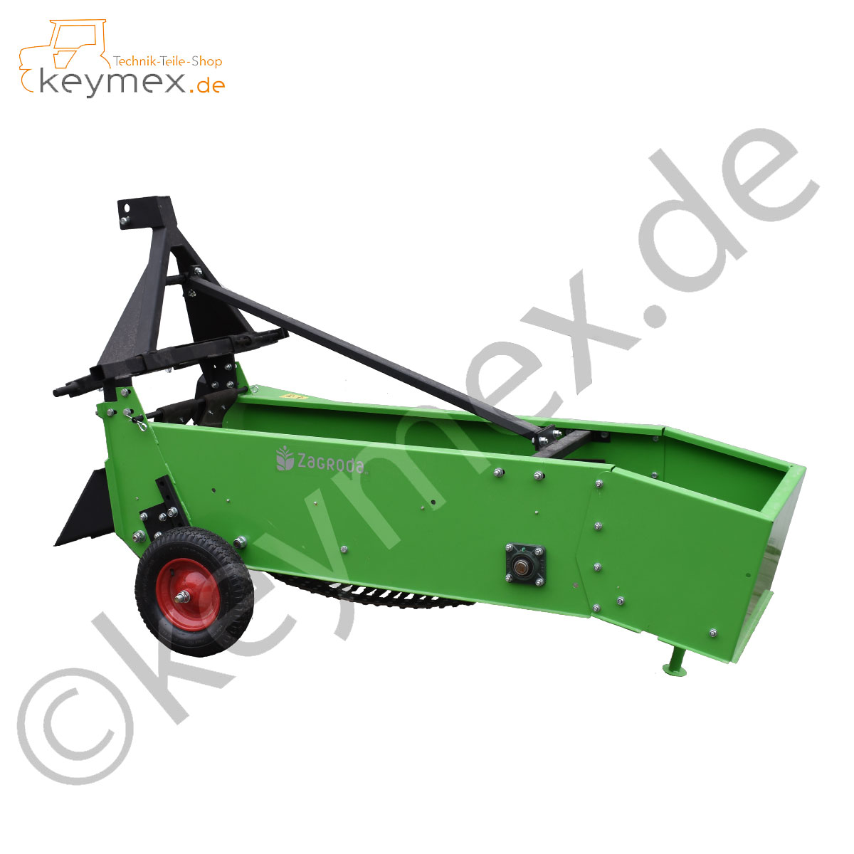 Kartoffelroder / Kartoffelbandroder Zagroda 1-reihig inkl. Dreipunktanbaubock mit Seitenverschiebung-image