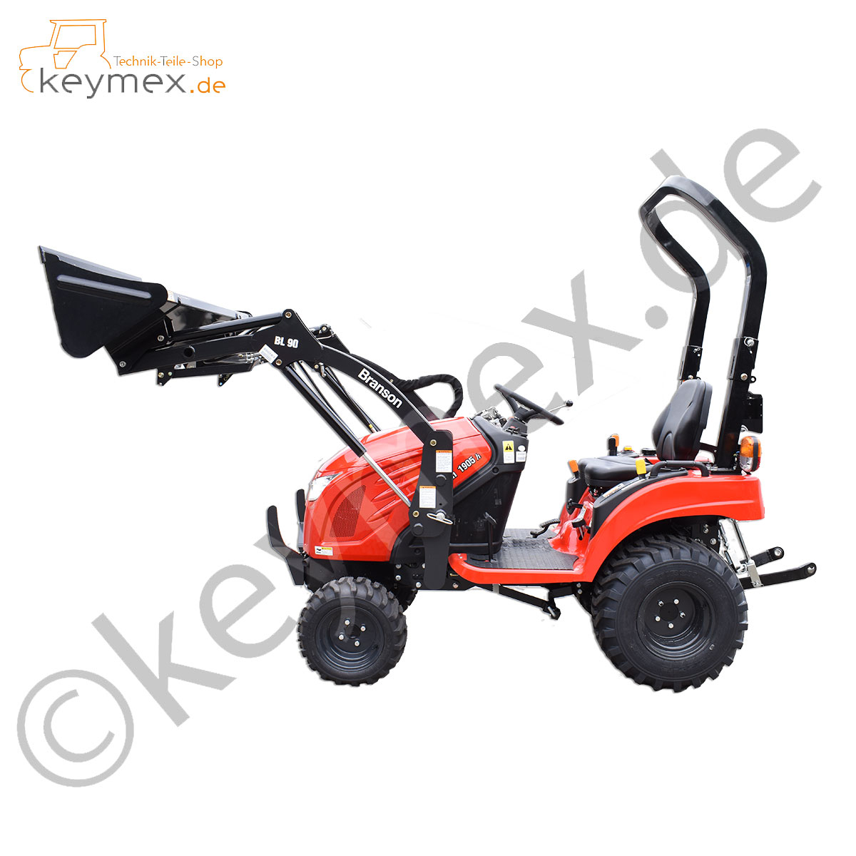 Kompakttraktor Branson 1905 H mit Industriebereifung und Frontlader-image