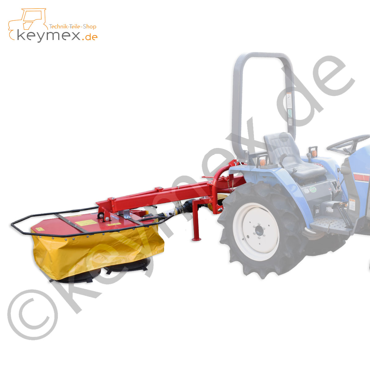 Rotationsmäher DKM-AGRI L100 Model 2025 Heckanbau mit Seitenauslage 540 U/min rechtsdrehend-image