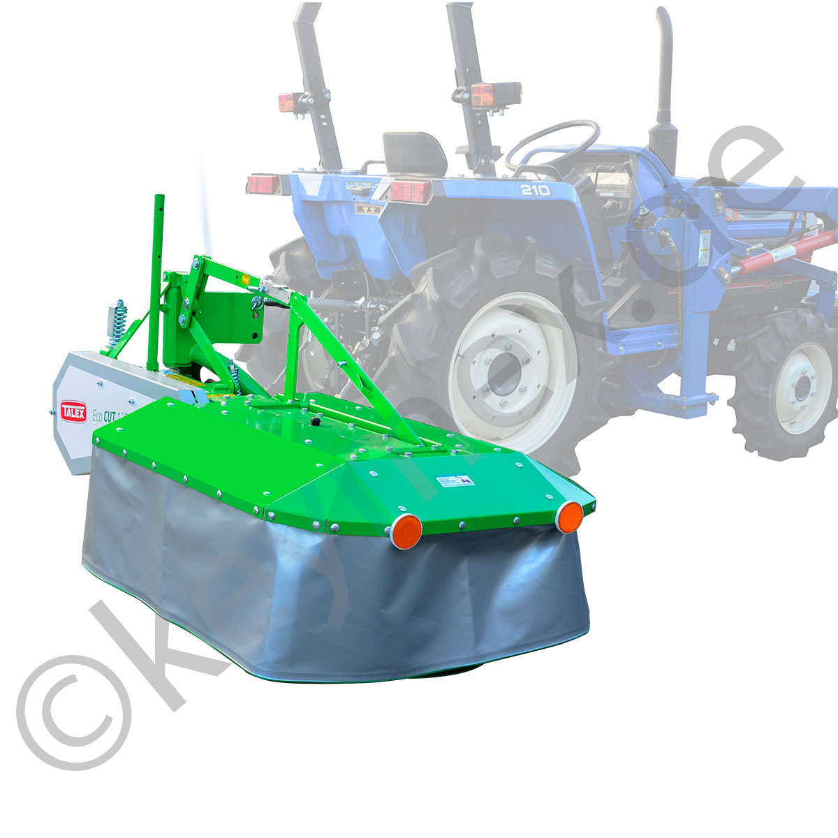 Rotationsmäher Talex ECO CUT 135 MINI Heckanbau Kat. 1 + 2 mit Seitauslage, 540 U/min rechtsdrehend-image