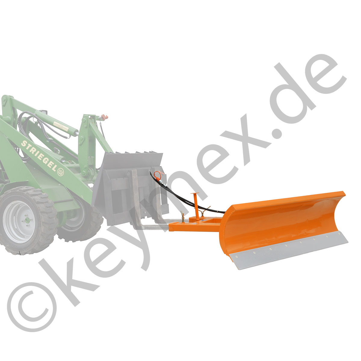 Schneeräumschild Keymex FKP 200 hydraulisch schwenkbar, Gabelanbau, 2,00 m Arbeitsbreite-image
