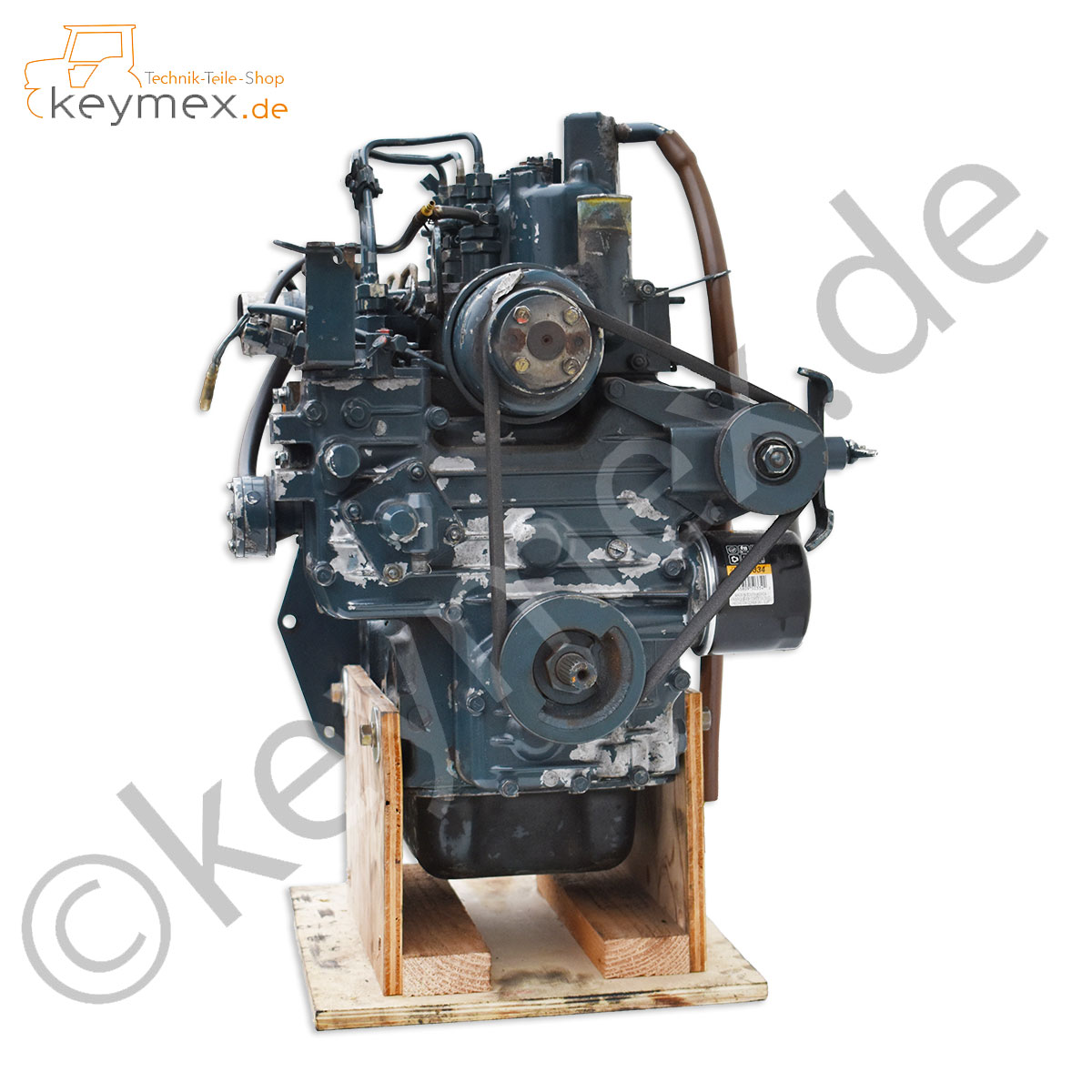 Dieselmotor Kubota D850 gebraucht, Ausführung ohne Wasserpumpe (Fallstromprinzip)-image