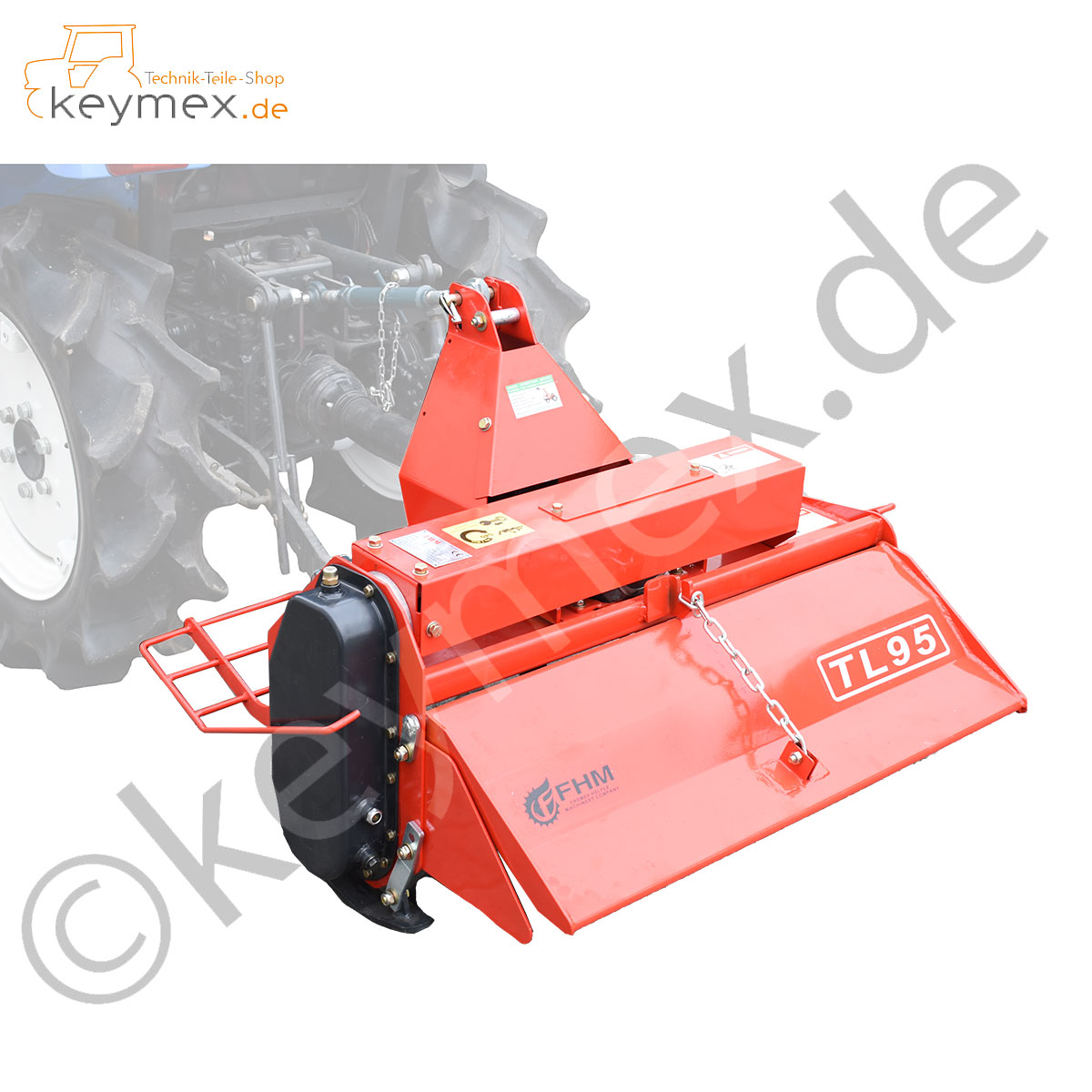 Bodenfräse TL 95 für Kleintraktoren Kat. 1 in 0,95 m Breite linksdrehend-image