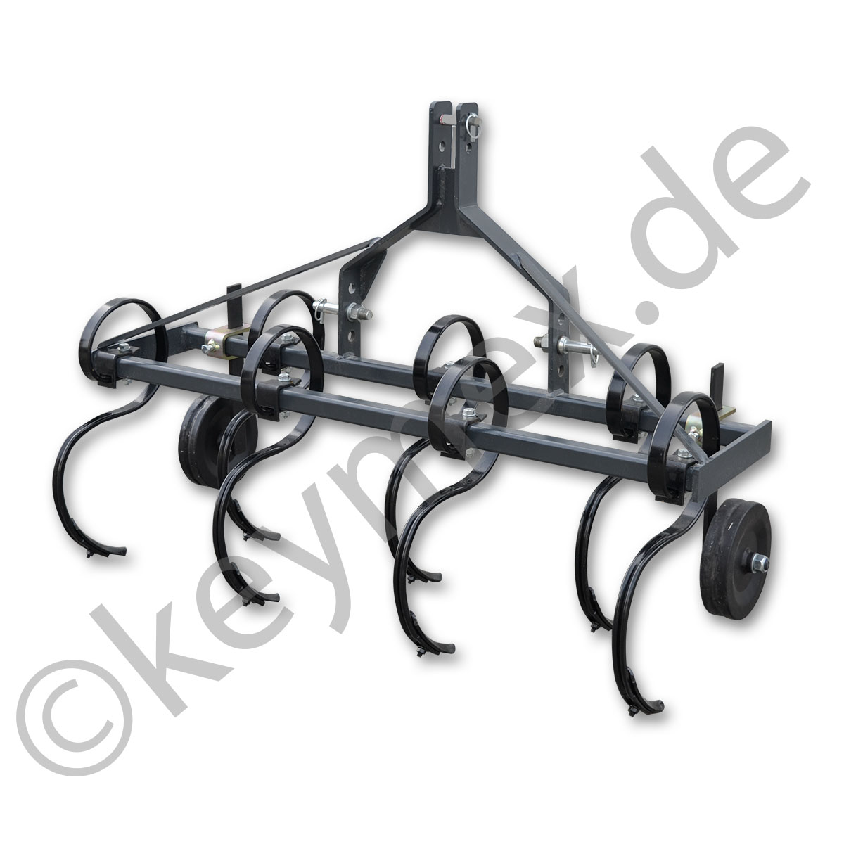 Hackrahmen Keymex 1,35 m mit 7 Zinken und 1 Radpaar-image