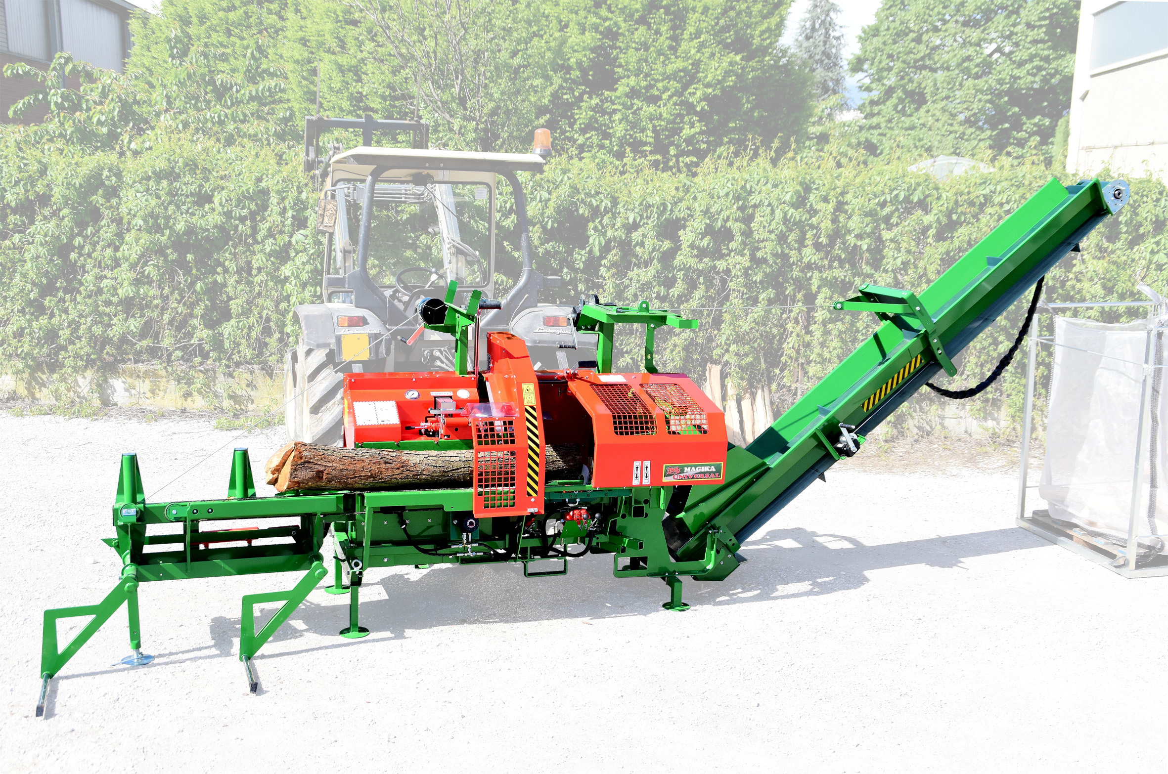 Brennholz Sägespaltmaschine Thor MAGIKA UNIVERSAL 16T, Kombimaschine mit Zapfwellenantrieb und 400 Volt-E-Motor-image