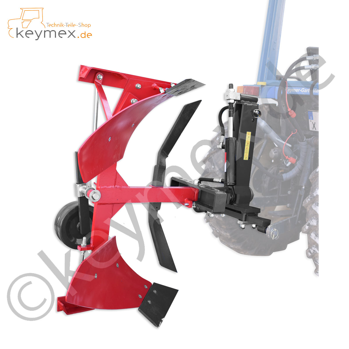 Volldrehpflug DKM AGRI DPH35-Hydraulik, Kat. 1-image